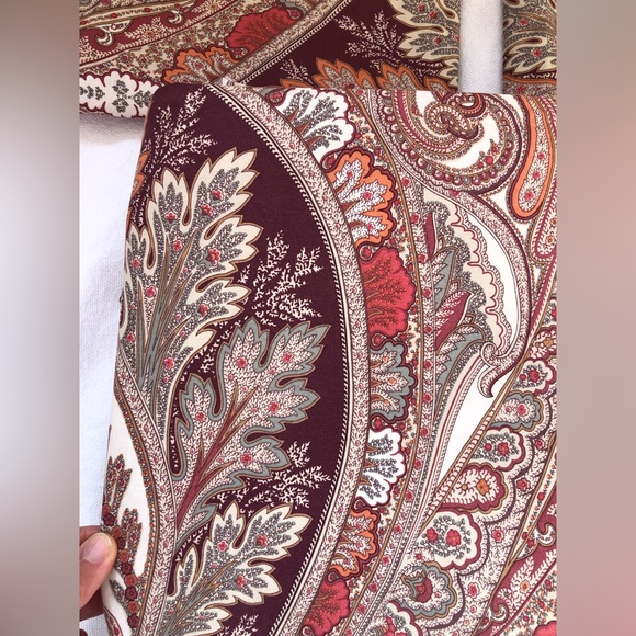 POTTERY BARN McKENNA Paisley King Duvet Cover 2 Standard Pillow Shams - Picture 3 of 9